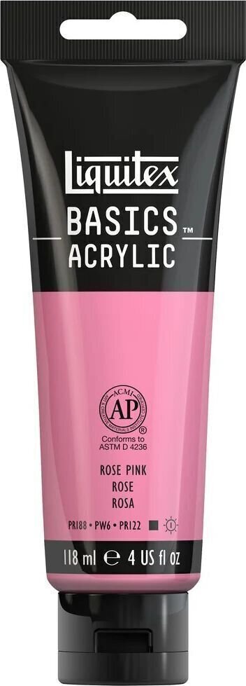 Liquitex Basic Akrylová barva 048 Rose Pink 118 ml 1 ks