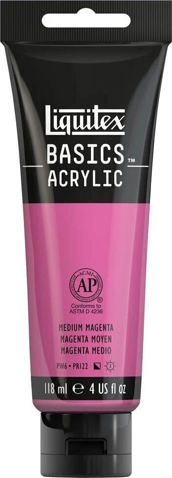 Akrilna boja Liquitex Basic Akrilna boja 500 Medium Magenta 118 ml 1 kom