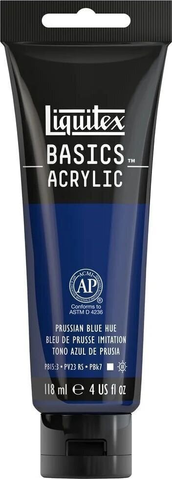 Peinture acrylique Liquitex Basic Peinture acrylique 320 Prussian Blue Hue 118 ml 1 pc