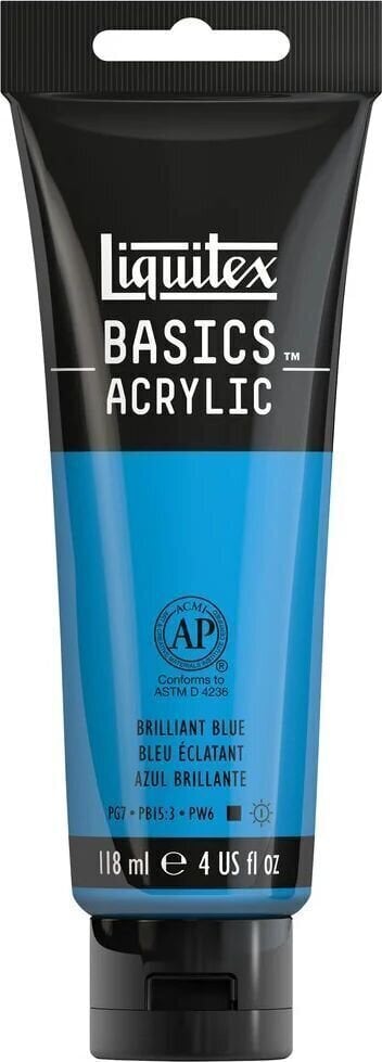 Акрилна боя Liquitex Basic АКРИЛНА боя 570 Brilliant Blue 118 ml 1 бр.