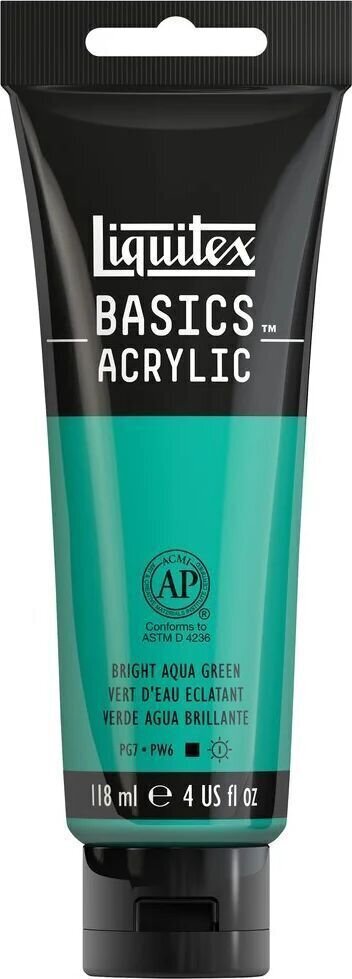 Peinture acrylique Liquitex Basic Peinture acrylique 660 Bright Aqua Green 118 ml 1 pc