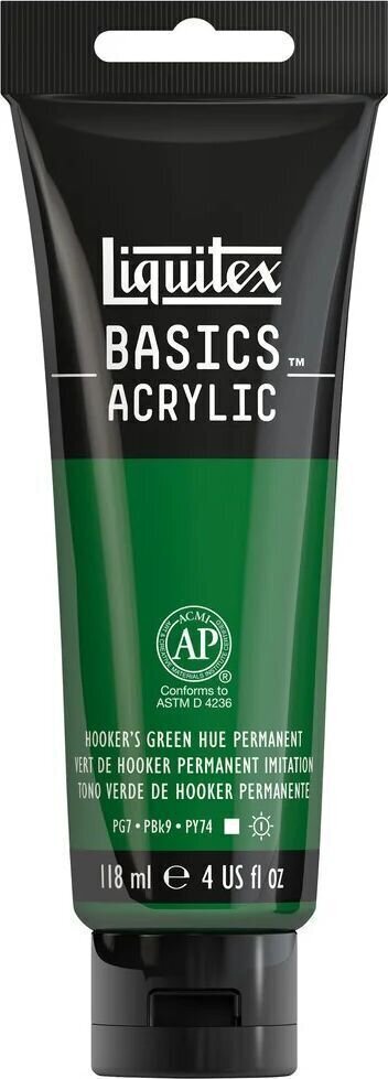 Culoare acrilică Liquitex Basic Vopsea acrilică 224 Hookers Green Hue Permanent 118 ml 1 buc.