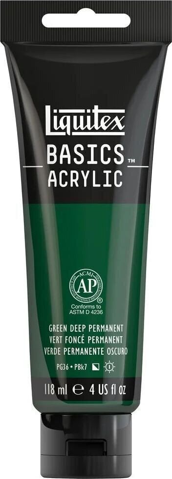 Akrylová barva Liquitex Basic Akrylová barva 350 Deep Green Permanent 118 ml 1 ks