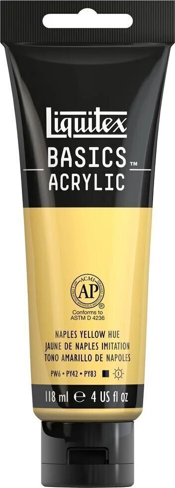Akrilna boja Liquitex Basic Akrilna boja 601 Naples Yellow Hue 118 ml 1 kom