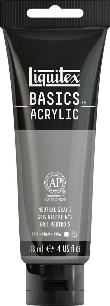 Akrilna boja Liquitex Basic Акрилне боје 599 Neutral Gray 5 118 ml 1 kom