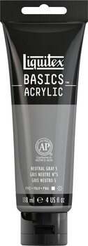 Akrilna boja Liquitex Basic Акрилне боје 599 Neutral Gray 5 118 ml 1 kom - 1