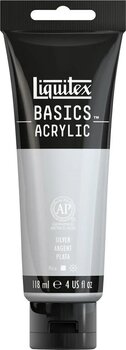 Akrilna barva Liquitex Basic Akrilna barva 236 Silver 118 ml 1 kos - 1