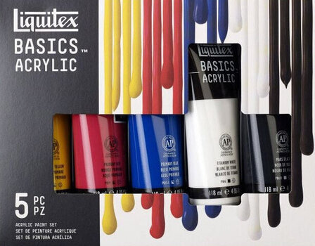 Akrilna boja Liquitex Basic Set akrilnih boja 5 x 118 ml - 1