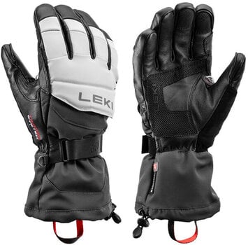 Ski Gloves Leki Griffin Thermo 3D Black/Graphite/Sand 11 Ski Gloves - 1