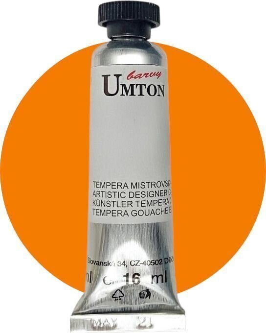 Tempera Paint Umton 86.3012 Tempera Paint 1012 Cadmium Orange Light 16 ml 1 pc