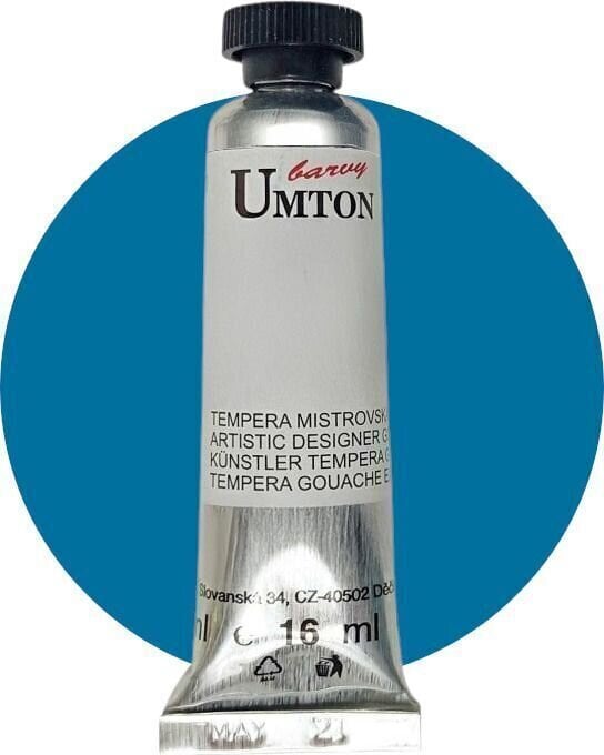 Temperová barva Umton 86.3052 Temperová barva 1052 Cerulean Blue 16 ml 1 ks
