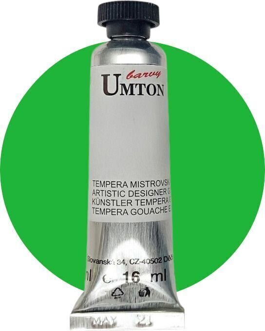 Tempera Paint Umton 86.3067 Tempera Paint 1067 Cadmium Green Light 16 ml 1 pc