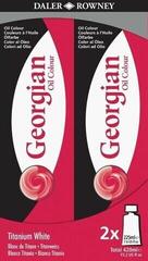 Ölfarbe Daler Rowney Georgian Set Ölfarben Titanium White 2 x 225 ml