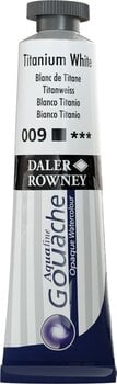 Gouache malt
 Daler Rowney Aquafine Gouachefarbe Titanium White 15 ml 1 stk - 1