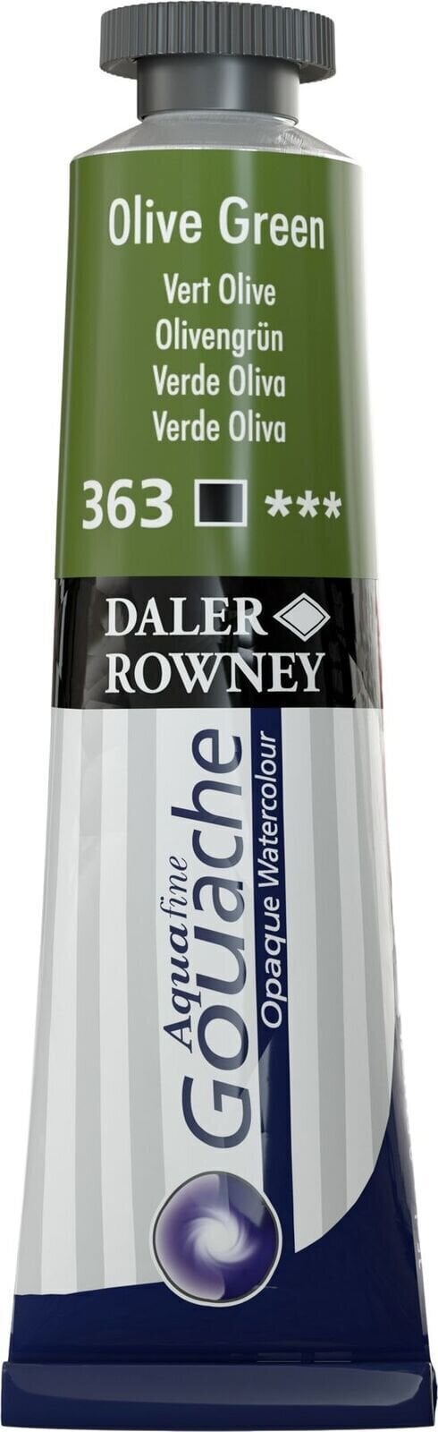 Daler Rowney Aquafine Kvašová barva Olive Green 15 ml 1 ks
