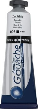 Gouache malt
 Daler Rowney Aquafine Gouachefarbe Silver Imitation 15 ml 1 stk - 1