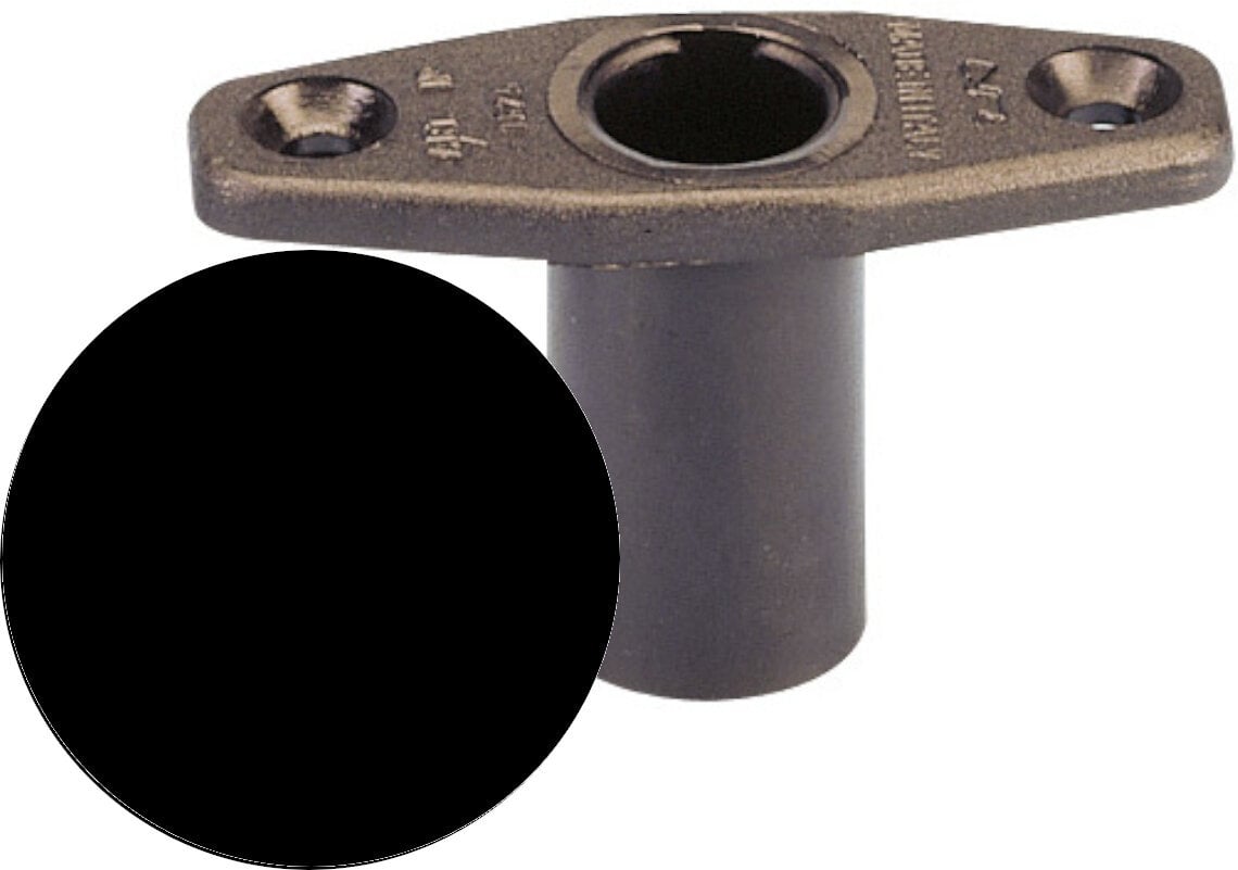 Supporto Nuova Rade Oarlock Socket Top Mount Supporto Black 17 mm