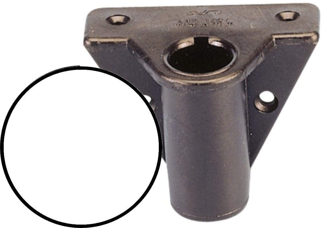 Pidike Nuova Rade Oarlock Socket Side Mount Pidike White 17 mm