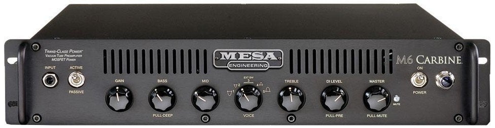 Amplificador de bajo híbrido Mesa Boogie M6 Carbine Rack Head