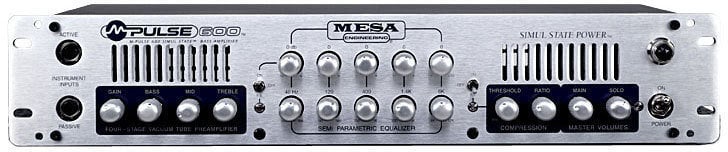 Basgitaarversterker Mesa Boogie M - Pulse 600 Rack Head