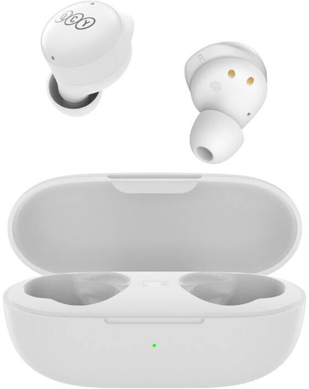 Écouteurs intra-auriculaires sans fil QCY T17 White Écouteurs intra-auriculaires sans fil