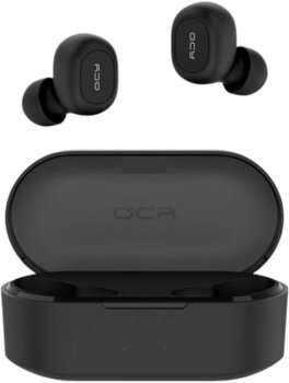 Auscultadores intra-auriculares sem fios QCY T2C Black Auscultadores intra-auriculares sem fios - 1