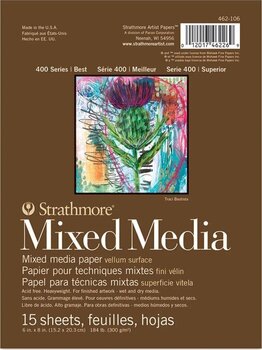 Blok za skiciranje Strathmore 400 Series Mixed Media Blok za crtanje 15 15 x 20 cm 300 g - 1