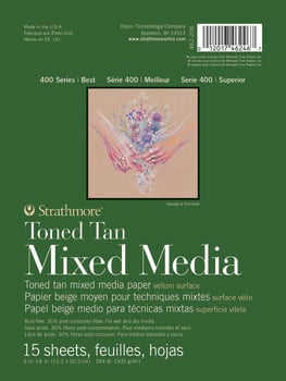 Blok za skiciranje Strathmore 400 Series Mixed Media Blok za crtanje 15 15 x 20 cm 300 g - 1