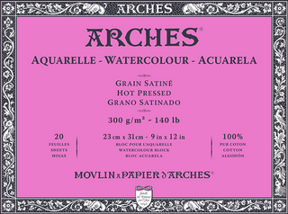 Skizzenbuch Arches Watercolour Hot Pressed Skizzenbuch 20 23 x 31 cm 300 g