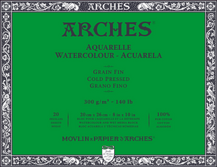 Skizzenbuch Arches Watercolour Cold Pressed Skizzenbuch 20 20 x 26 cm 300 g