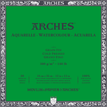 Skizzenbuch Arches Watercolour Cold Pressed Skizzenbuch 20 31 x 31 cm 300 g - 1
