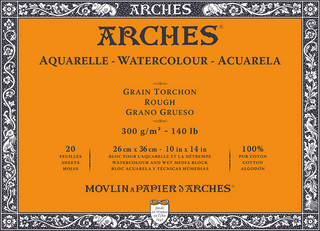 Skizzenbuch Arches Watercolour Rough Skizzenbuch 20 26 x 36 cm 300 g