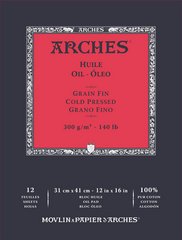 Skizzenbuch Arches Oil Cold Pressed Skizzenbuch 12 31 x 41 cm 300 g