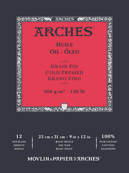 Sketchbook Arches Oil Cold Pressed Sketchbook 12 23 x 31 cm 300 g - 1