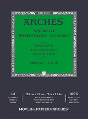 Skizzenbuch Arches Watercolour Cold Pressed Skizzenbuch 12 23 x 31 cm 300 g