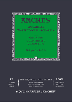 Skizzenbuch Arches Watercolour Cold Pressed Skizzenbuch 21 x 297 cm 300 g - 1