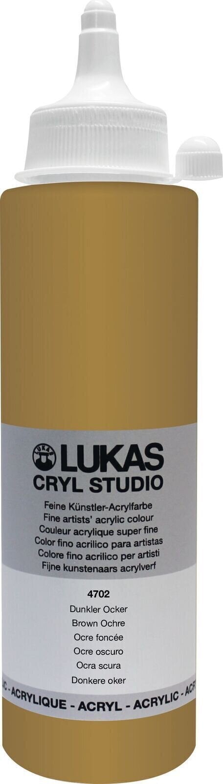 Lukas Cryl Studio Akrylová barva Brown Ochre 250 ml 1 ks