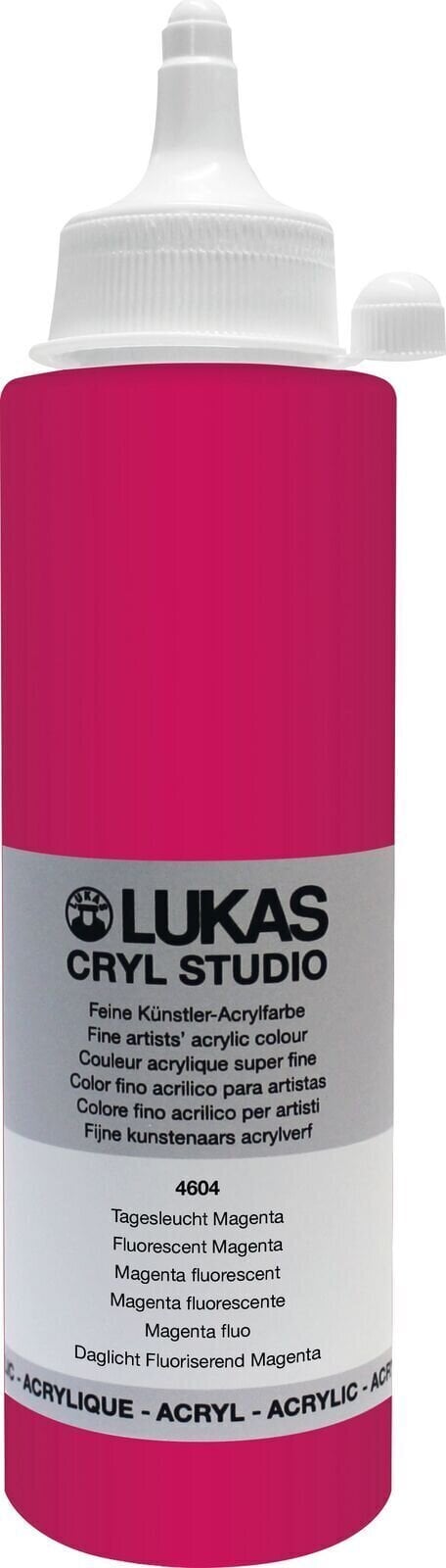 Lukas Cryl Studio Akrylová barva Fluorescent Magenta 250 ml 1 ks