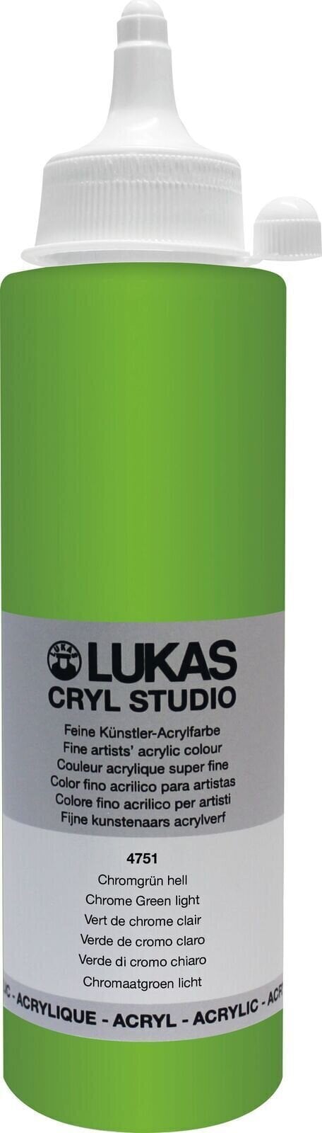 Lukas Cryl Studio Akrylová farba Chrome Green Light 250 ml 1 ks