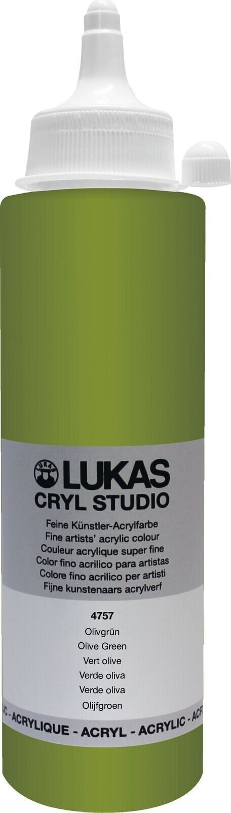 Lukas Cryl Studio Akrylová barva Olive Green 250 ml 1 ks