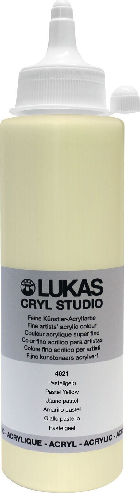 Lukas Cryl Studio Akrylová barva Pastel Yellow 250 ml 1 ks