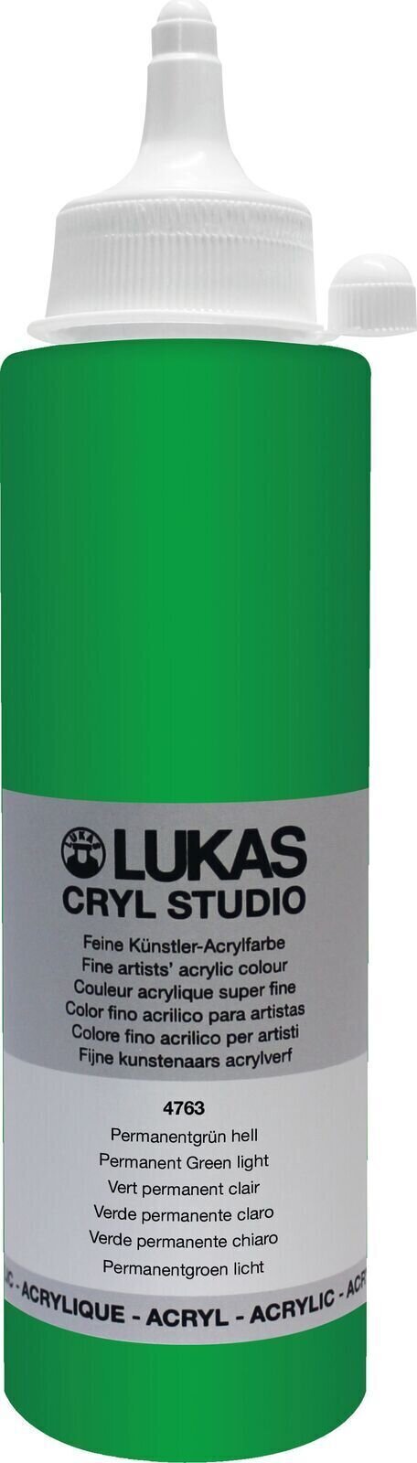 Akrilna barva Lukas Cryl Studio Akrilna barva Permanent Green Light 250 ml 1 kos