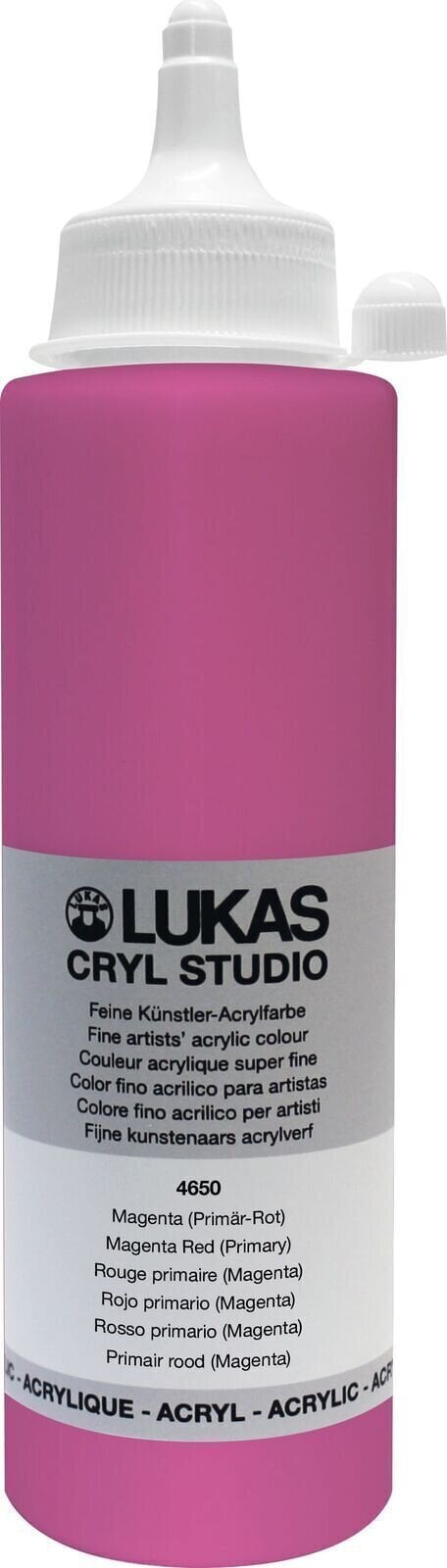 Акрилна боя Lukas Cryl Studio АКРИЛНА боя Magenta Red (Primary) 250 ml 1 бр.