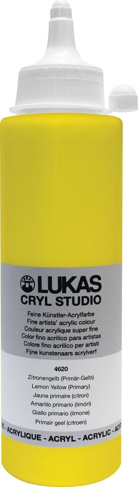 Akrilna barva Lukas Cryl Studio Akrilna barva Lemon Yellow (Primary) 250 ml 1 kos