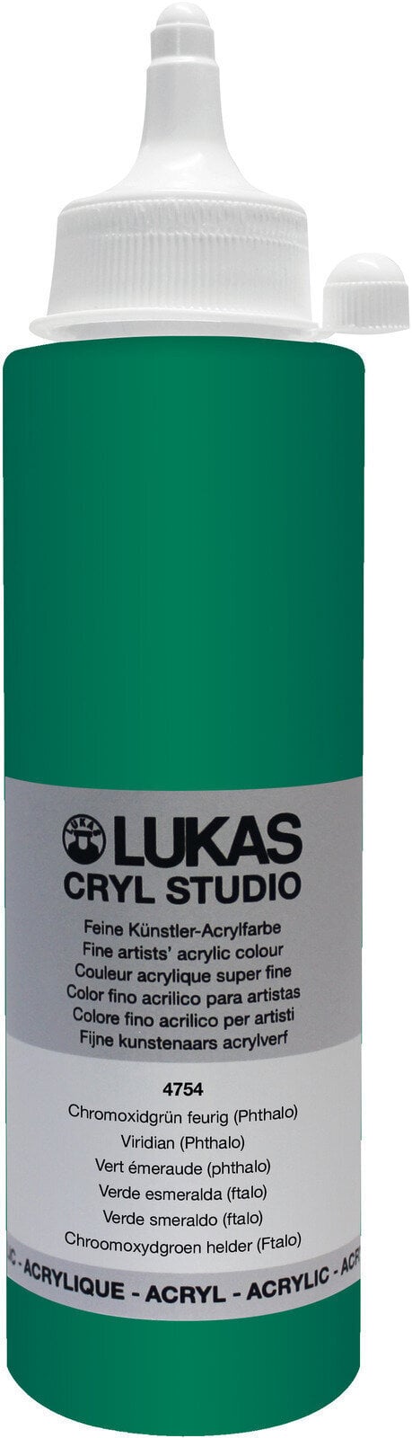 Culoare acrilică Lukas Cryl Studio Vopsea acrilică Viridian (Phthalo) 250 ml 1 buc.