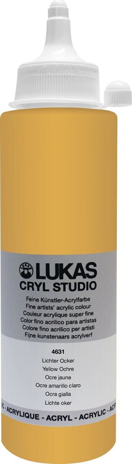 Lukas Cryl Studio Akrylová barva Yellow Ochre 250 ml 1 ks