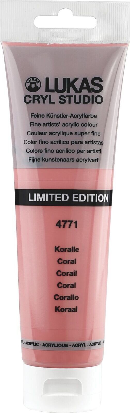 Lukas Cryl Studio Akrylová barva Coral 125 ml 1 ks
