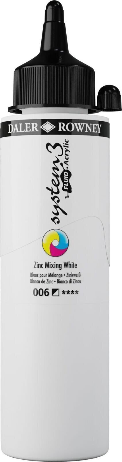 Akrilna boja Daler Rowney System3 Akrilna boja Zinc Mixing White 250 ml 1 kom