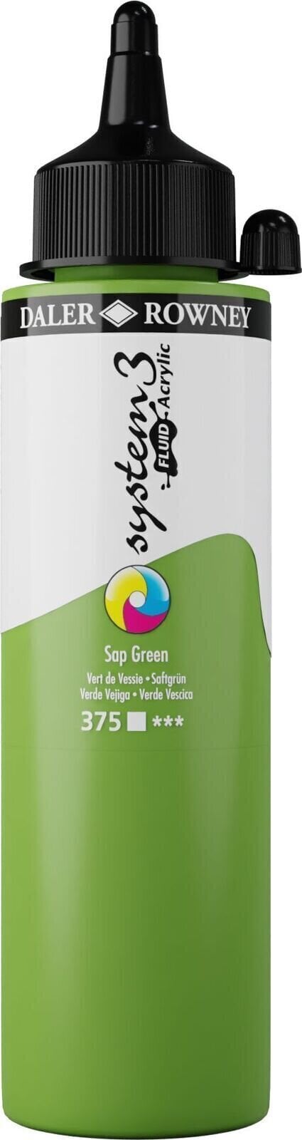 Daler Rowney System3 Akrylová barva Sap Green 250 ml 1 ks
