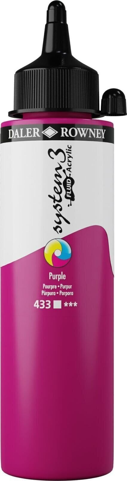Daler Rowney System3 Akrylová barva Purple 250 ml 1 ks